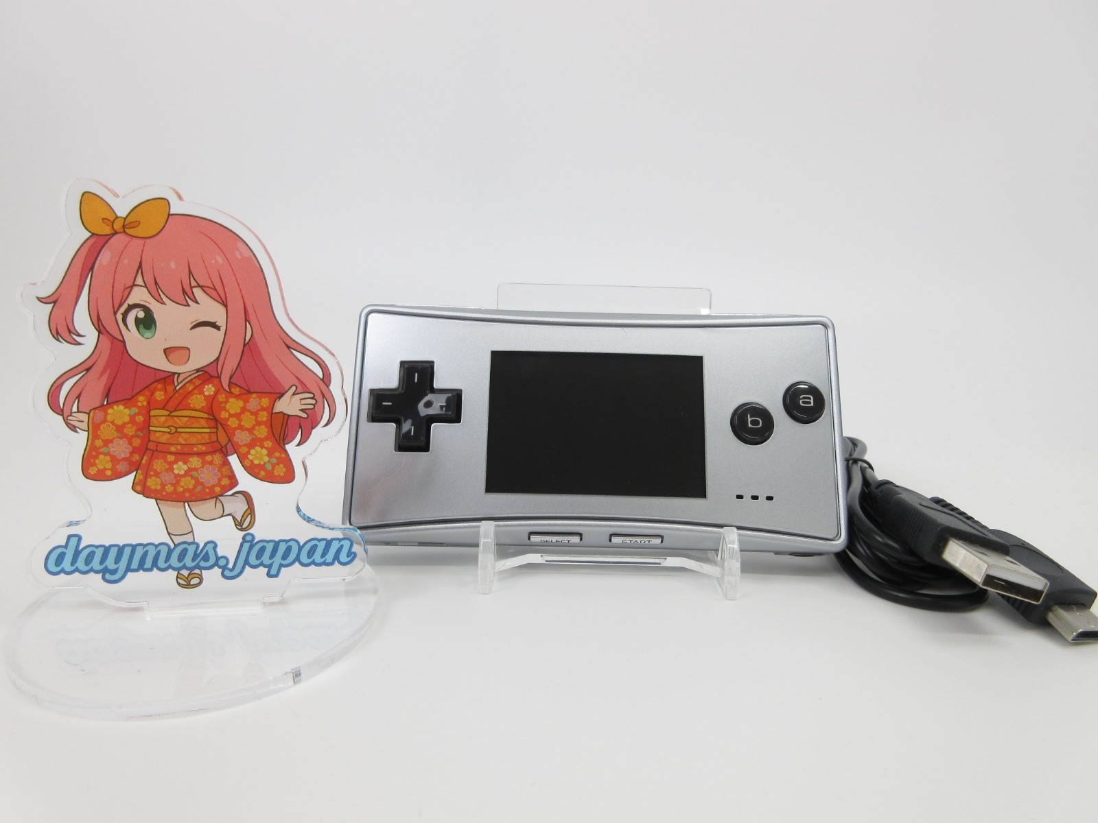【Excellent】Nintendo GameBoy Micro Silver Console #RET0521/01