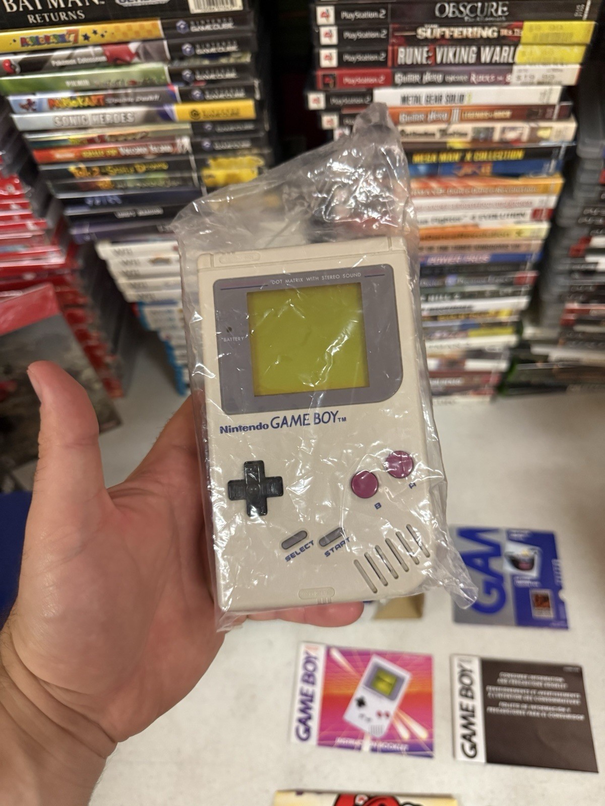 Nintendo Game Boy DMG-01 System Complete CIB Walmart Box Variant Matching Serial