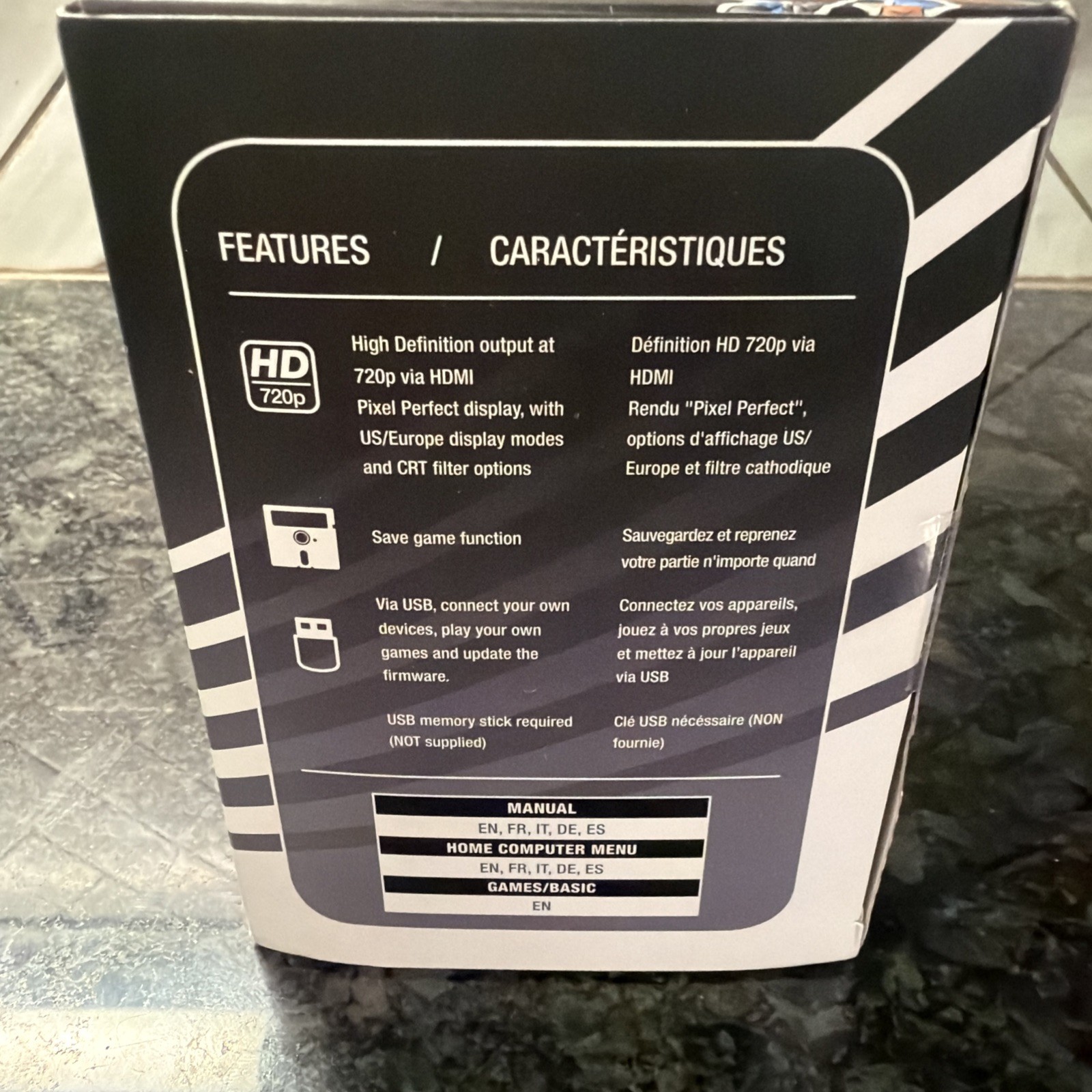THE C64 Mini Black Edition Commodore 64 HDMI Console with 25 Built-in Games NEW