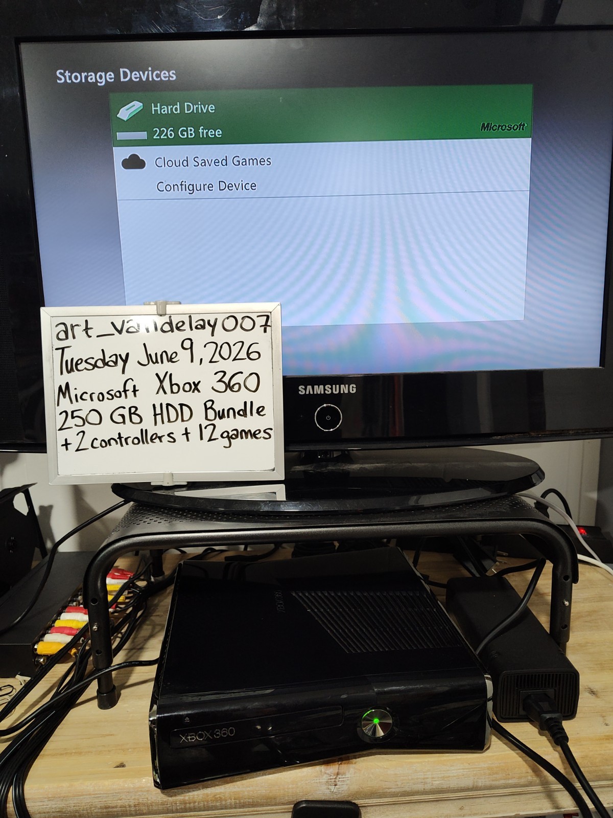 Microsoft Xbox 360 S Console 250GB HDD Bundle + 12 Games + 2 Controllers Tested!
