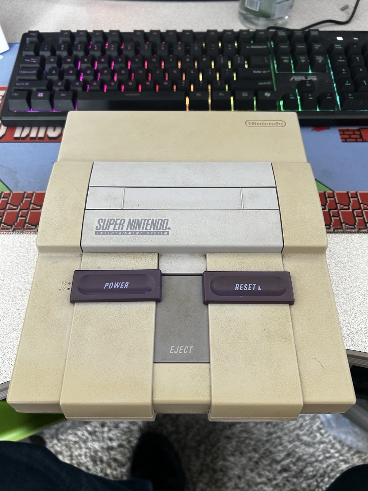 Super Nintendo SNES Console Only SNS-001 – Tested Working!