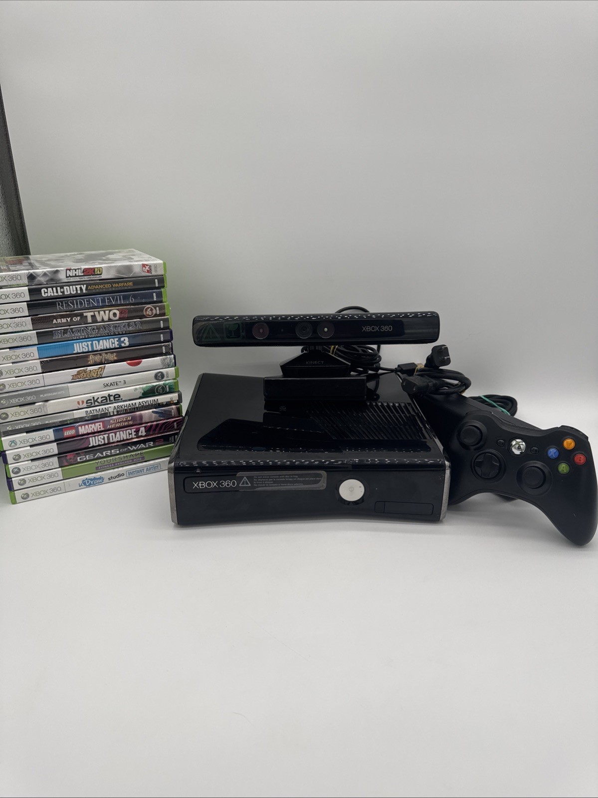 Microsoft xbox 360 slim console w/ kinect bundle – Tested