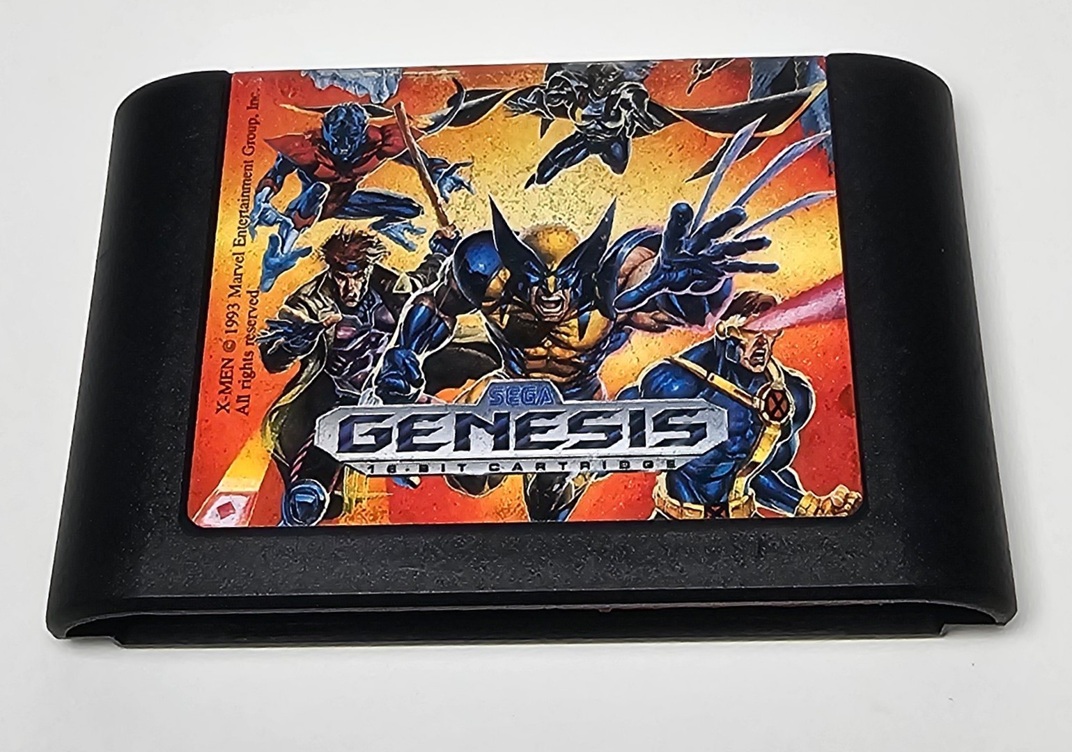 Sega Genesis Model 2 Console MK-1631 w/ Xmen, Jurassic Park & 2 Controllers