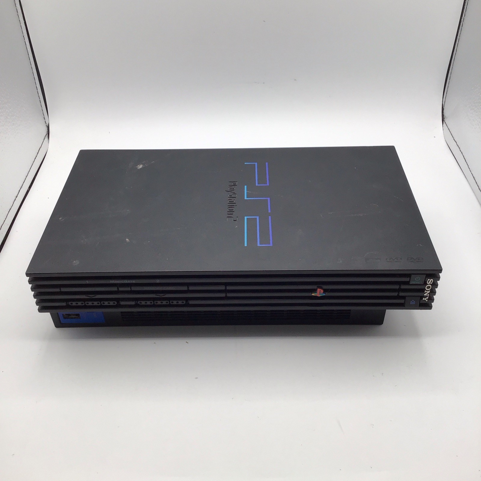 Sony PlayStation 2 PS2 Console Black SCPH-39001 w/ Controller & AV Cable Used