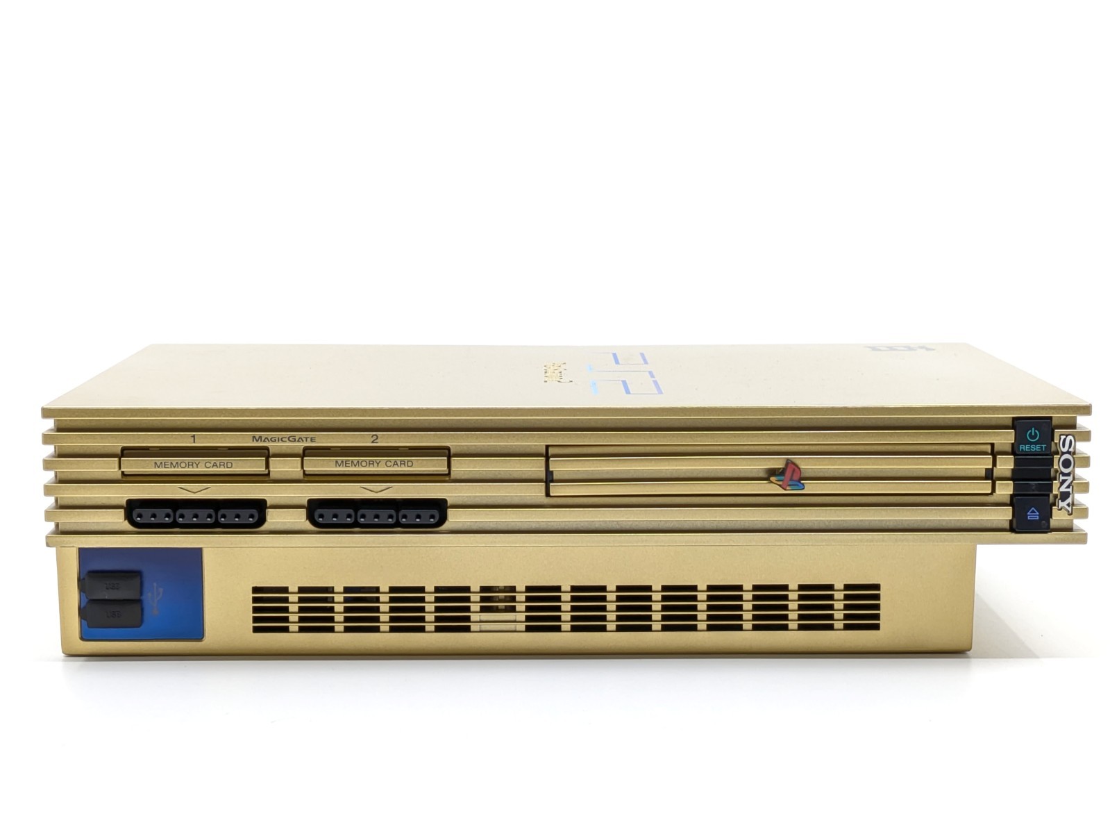 Sony PS2 Hyakushiki Gold Z Gundam SCPH-55000GU Console w/ Controller Tested JP