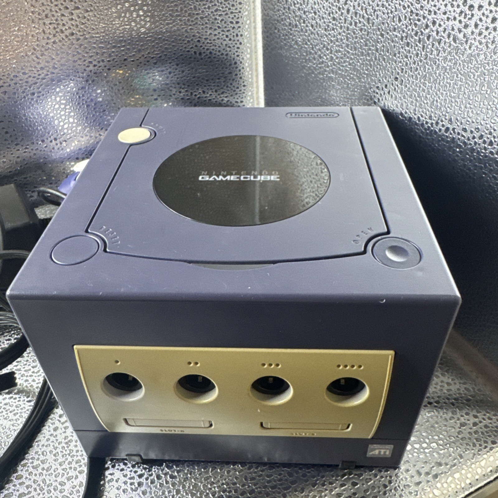 Nintendo GameCube Home Console – Indigo with Controller and Cords Tested!