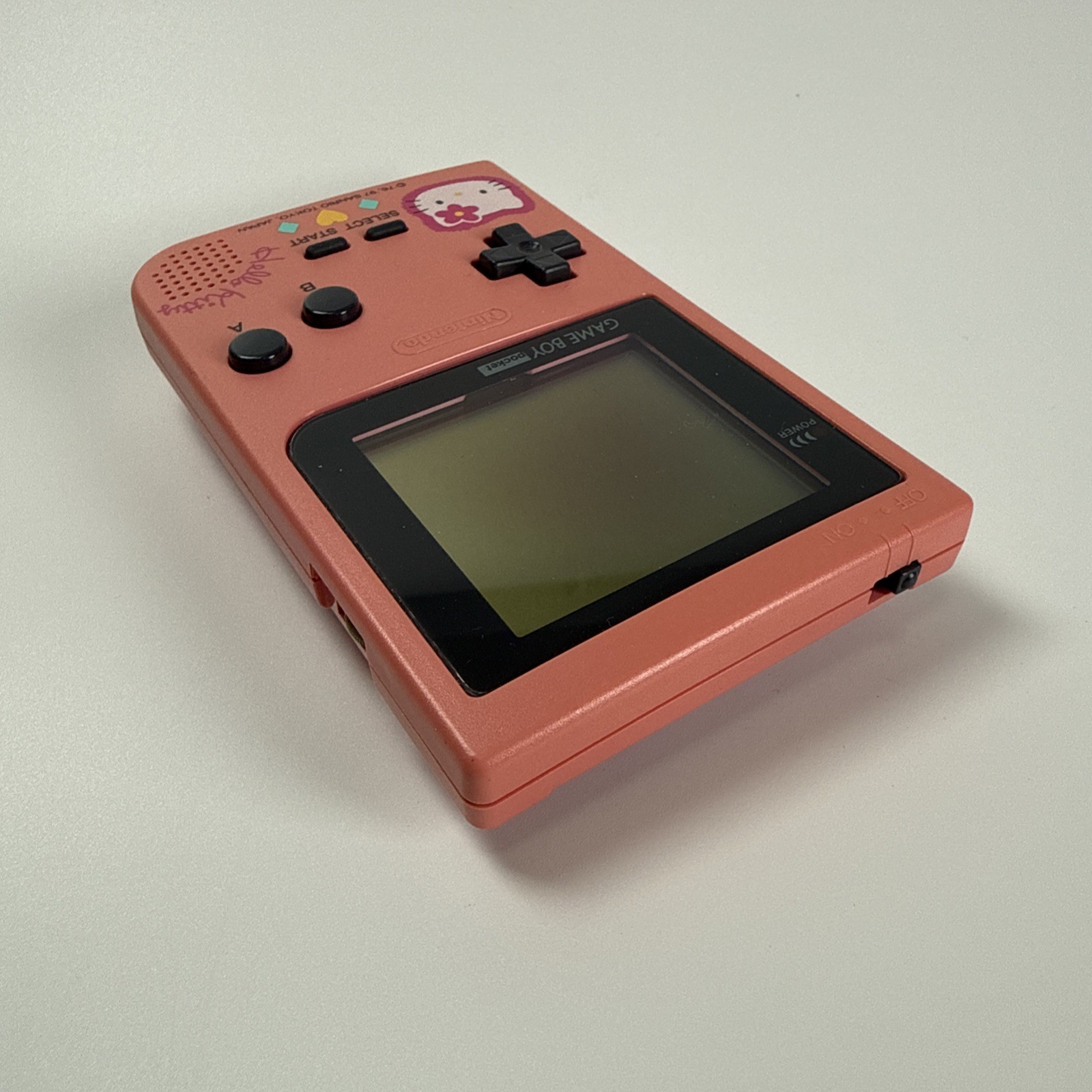 Nintendo Game Boy Pocket Hello Kitty Pink Sanrio Limited MGB-001 Tested Japan