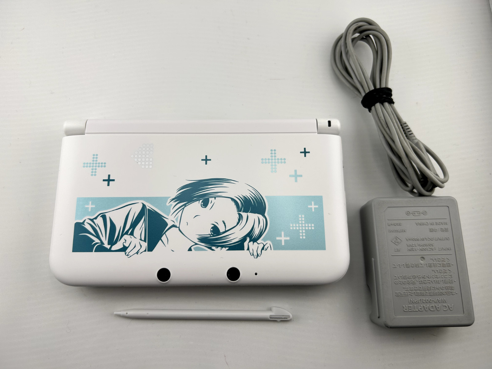 [S-rank] Nintendo 3DS LL XL console Love Plus + Rinko with Charger/Stylus