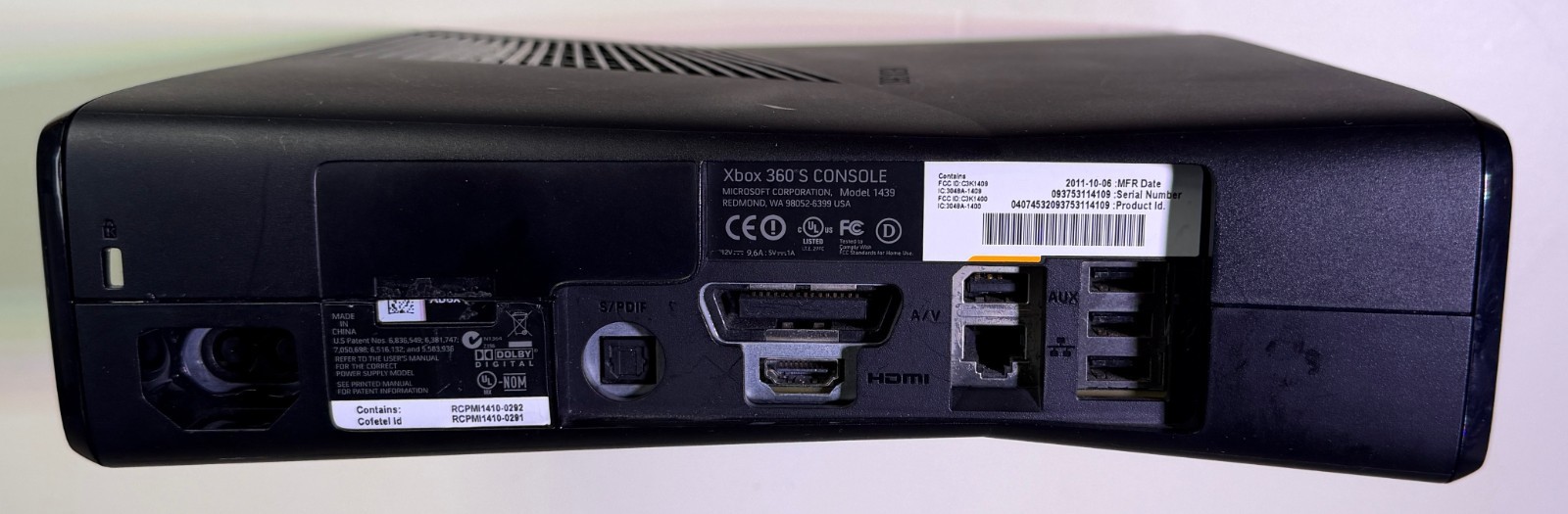 Xbox 360 Slim 250GB Kinect Bundle Cleaned Repasted Ready to Play