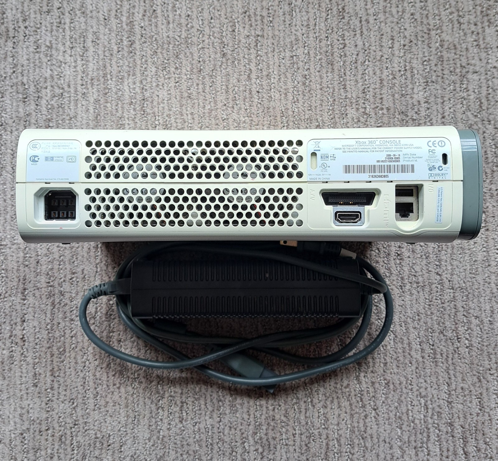 ✅ Microsoft Xbox 360 Elite 60GB White Bundle Console+ Controller, Games WORKS!🎮