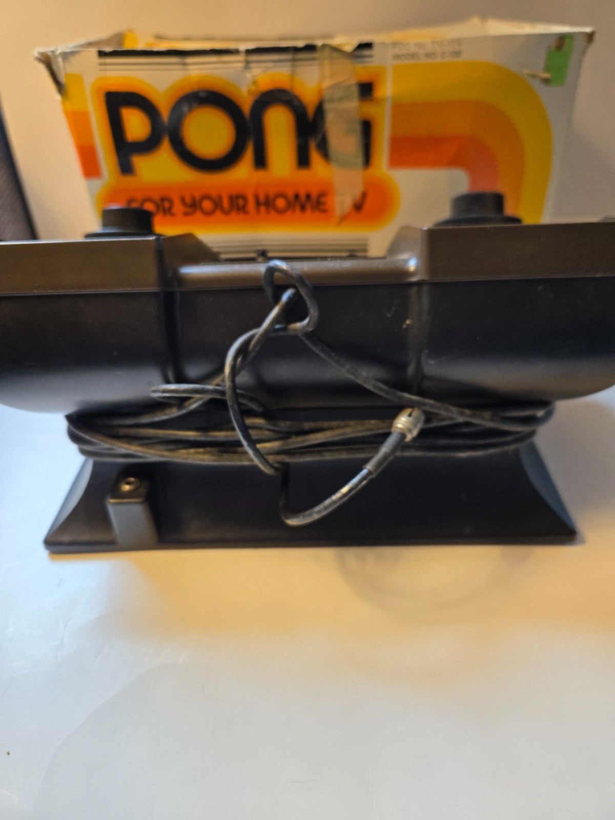 Atari C-100 Pong Console in original box with instructions