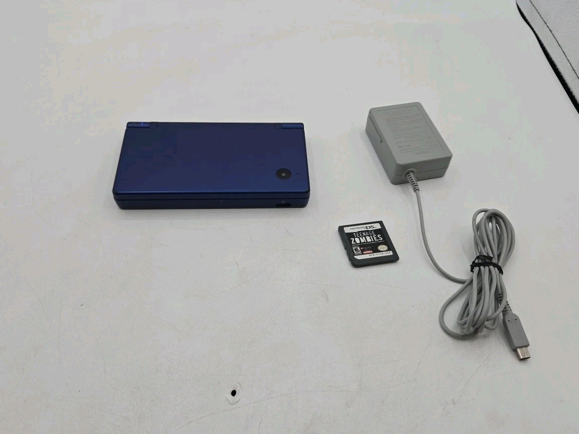Nintendo DSi Launch Edition Metallic Blue Japanese Exclusive Console Bundle