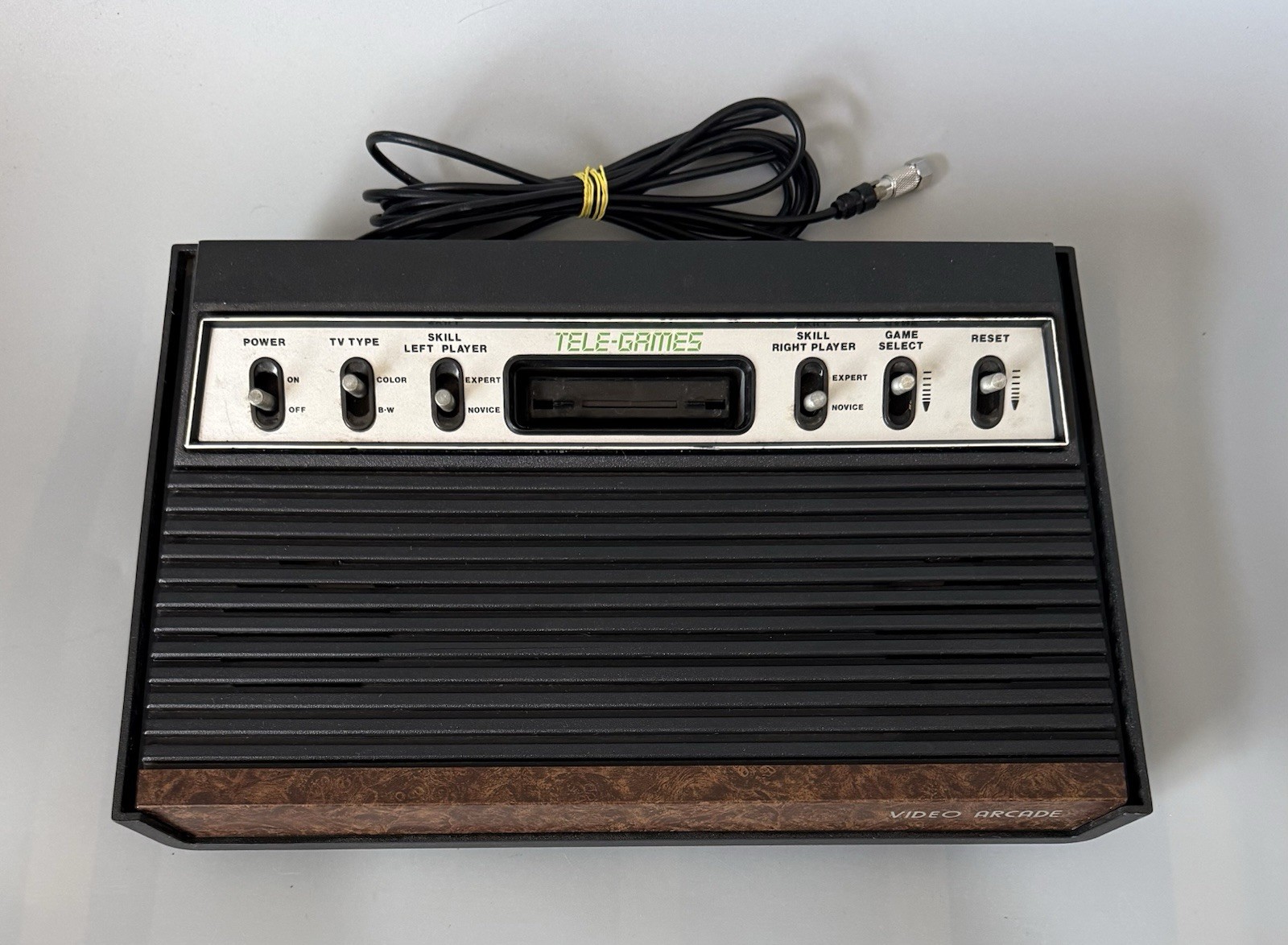 Sears Tele-Game Atari 2600 6-Switch Console — Tested/Working w/ Accessories