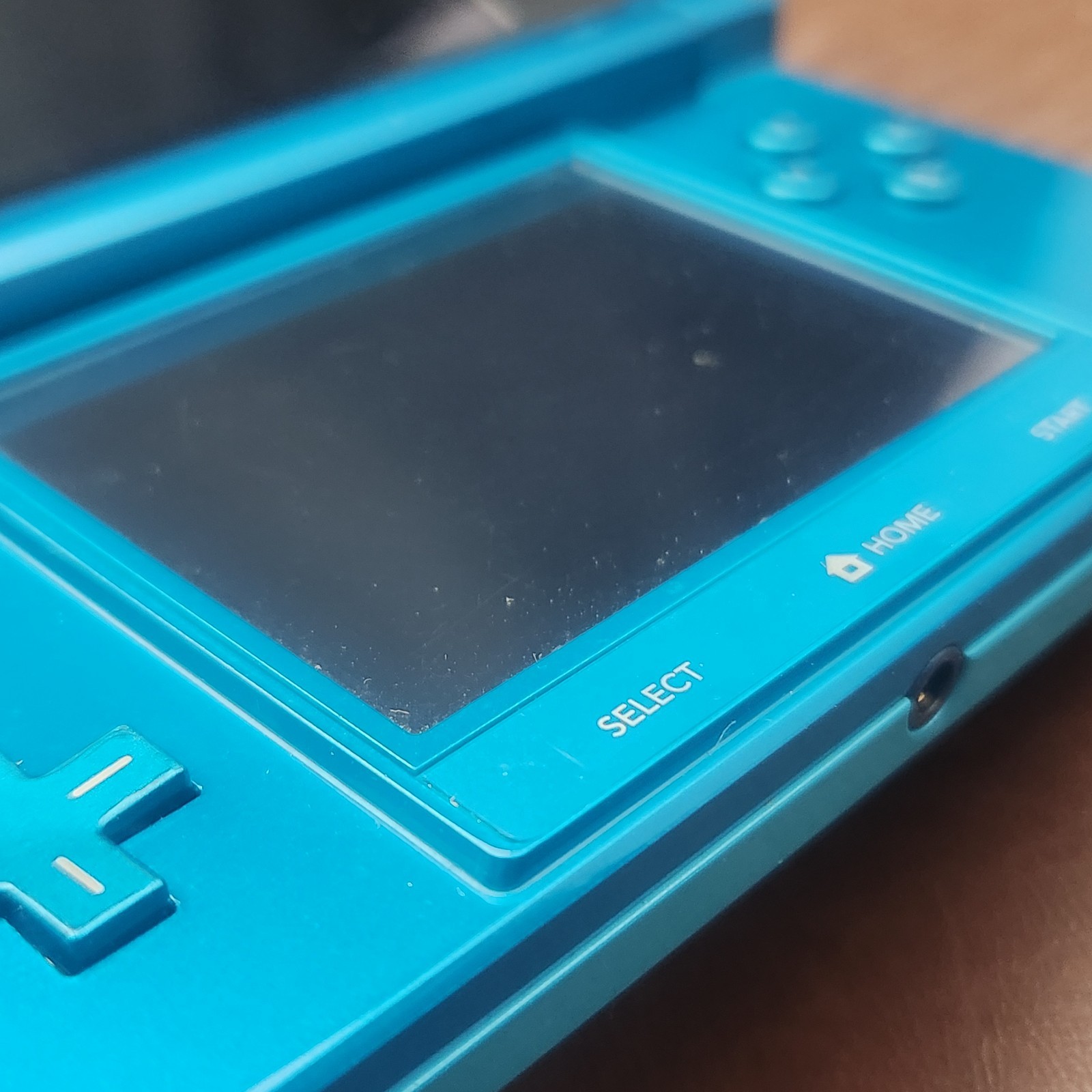 Nintendo 3DS Handheld System (CIB) – Aqua Blue NO Stylus, With Mario Party Game