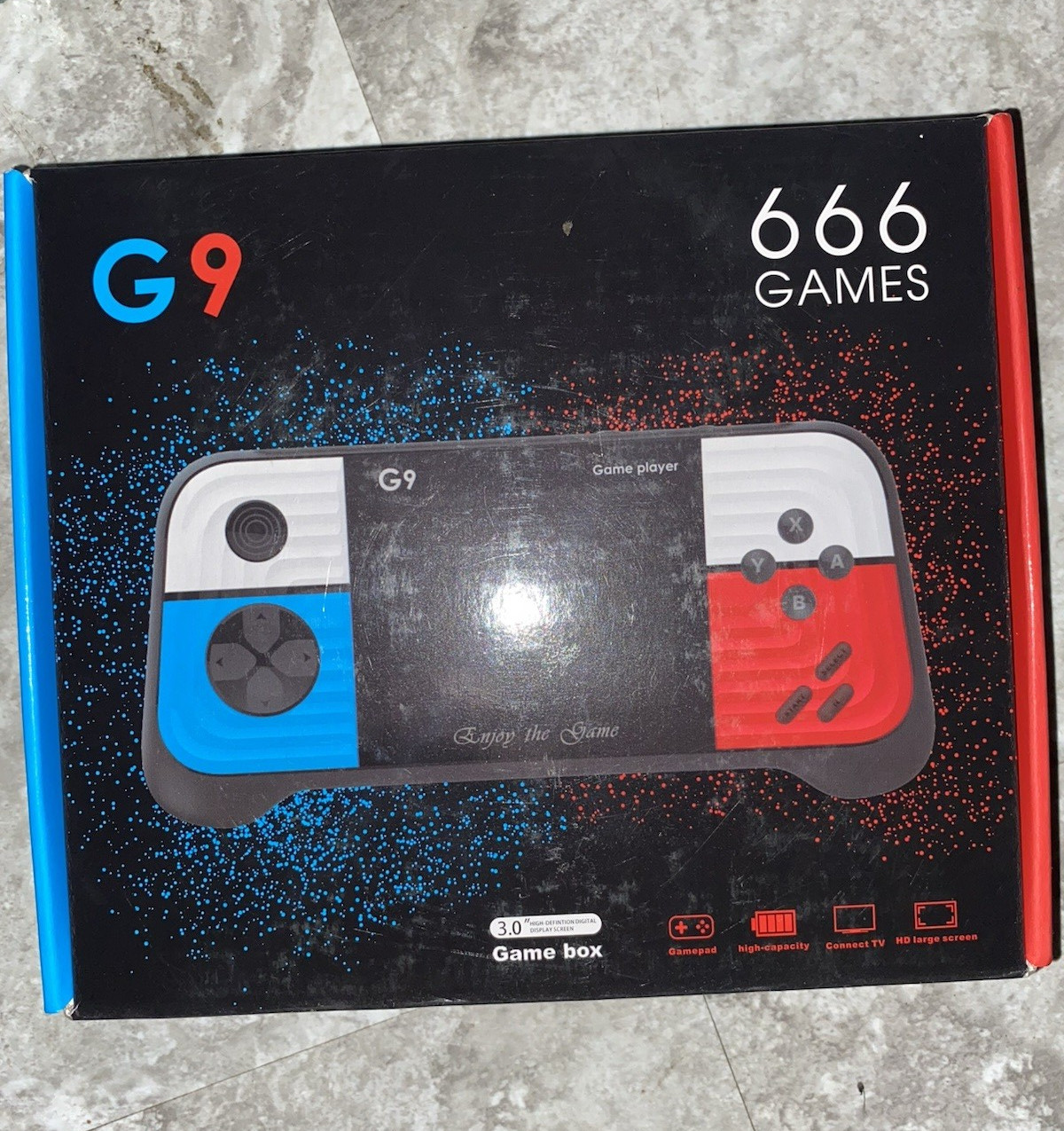 G9 Handheld Game Console HDMI Wi-Fi Internet Browsing Region Free 606 Games