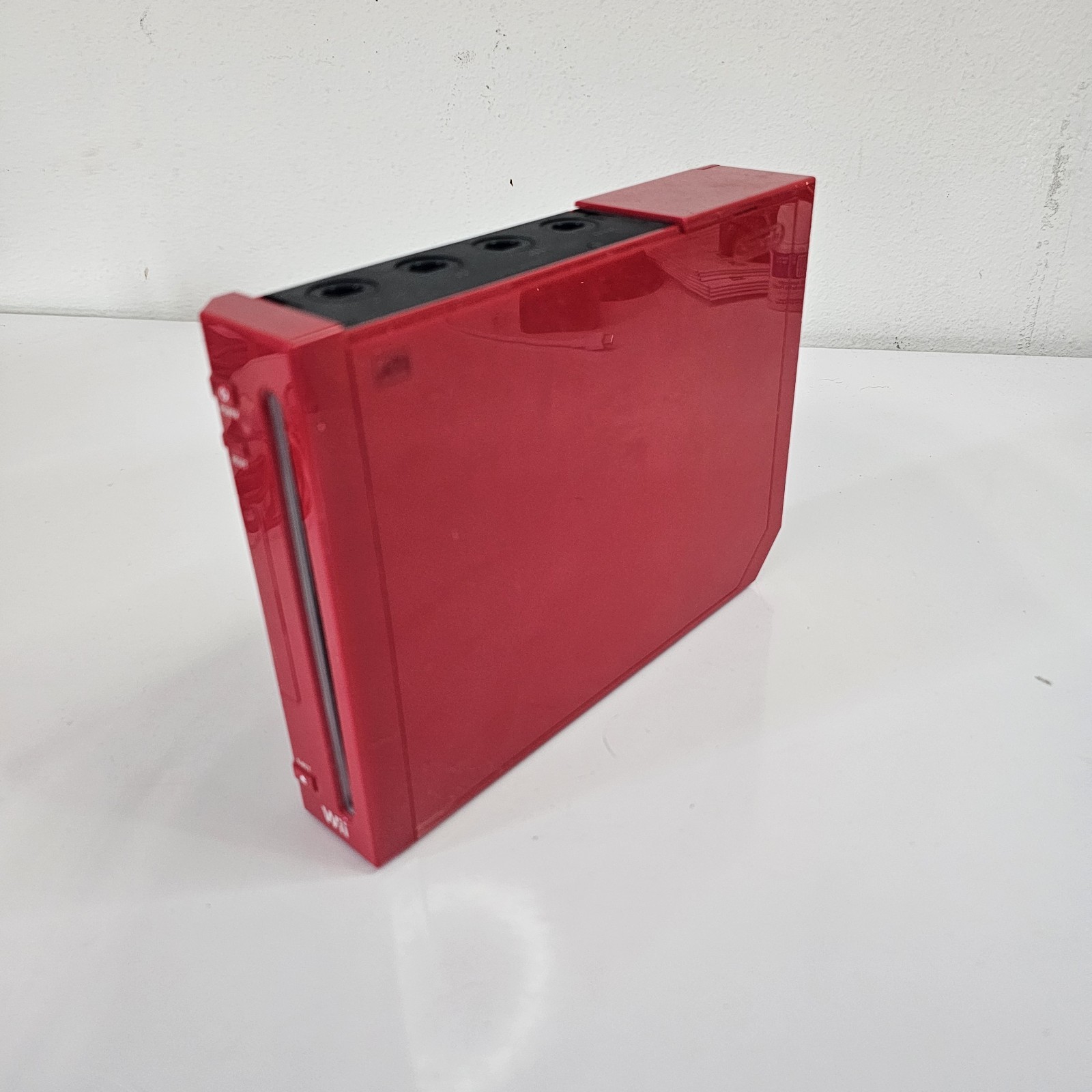 2006 Nintendo Wii Red RVL-001 USA Console GameCube Compatible Bundle Lot Tested