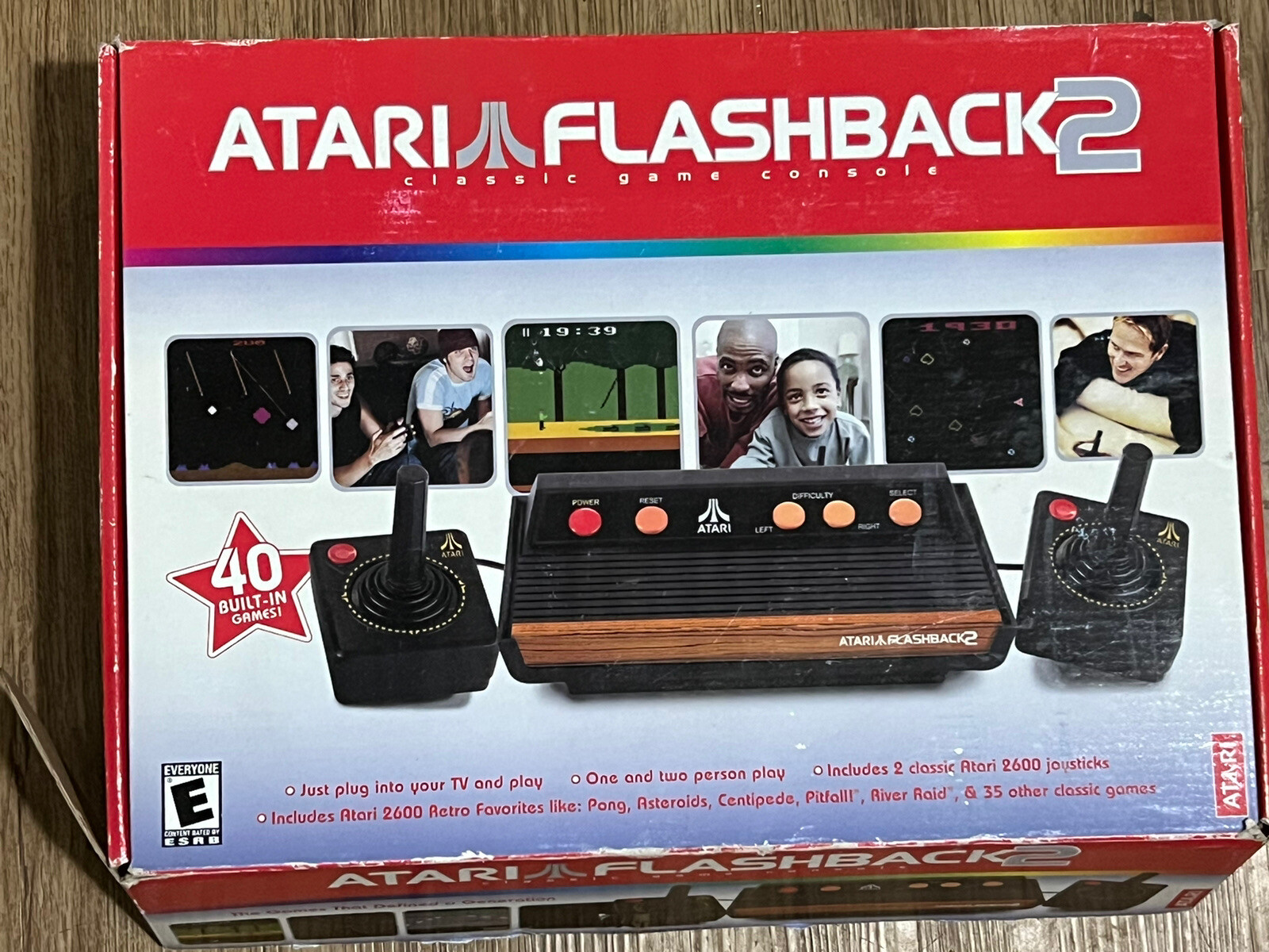 Atari Flashback 2 II Classic Game Console 40 Games New Open Box