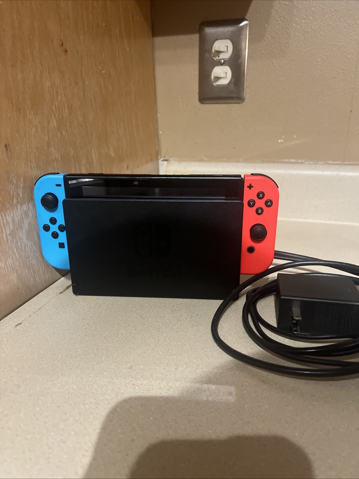 Nintendo Switch 32GB Gray Console with Neon Red and Neon Blue Joy-Con