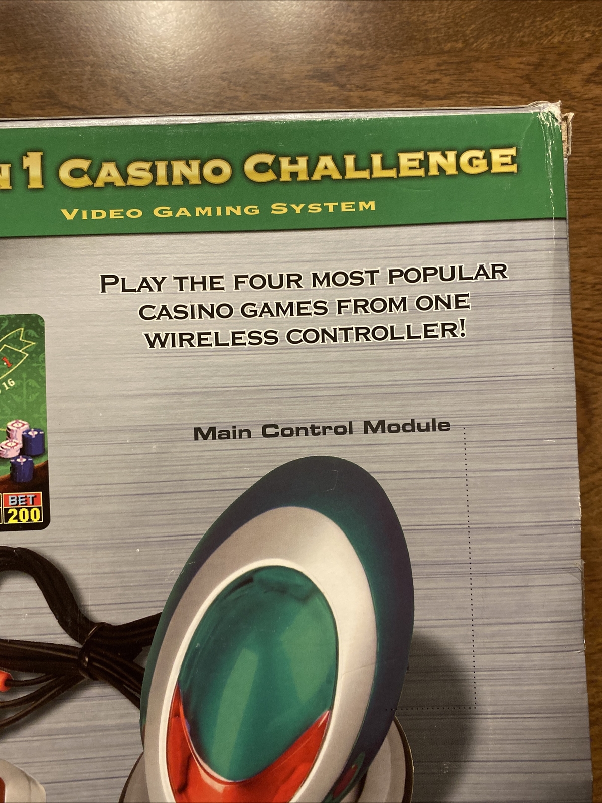N-Vision 4 in 1 Casino Challenge Virtual TV Television Video Gaming System T1