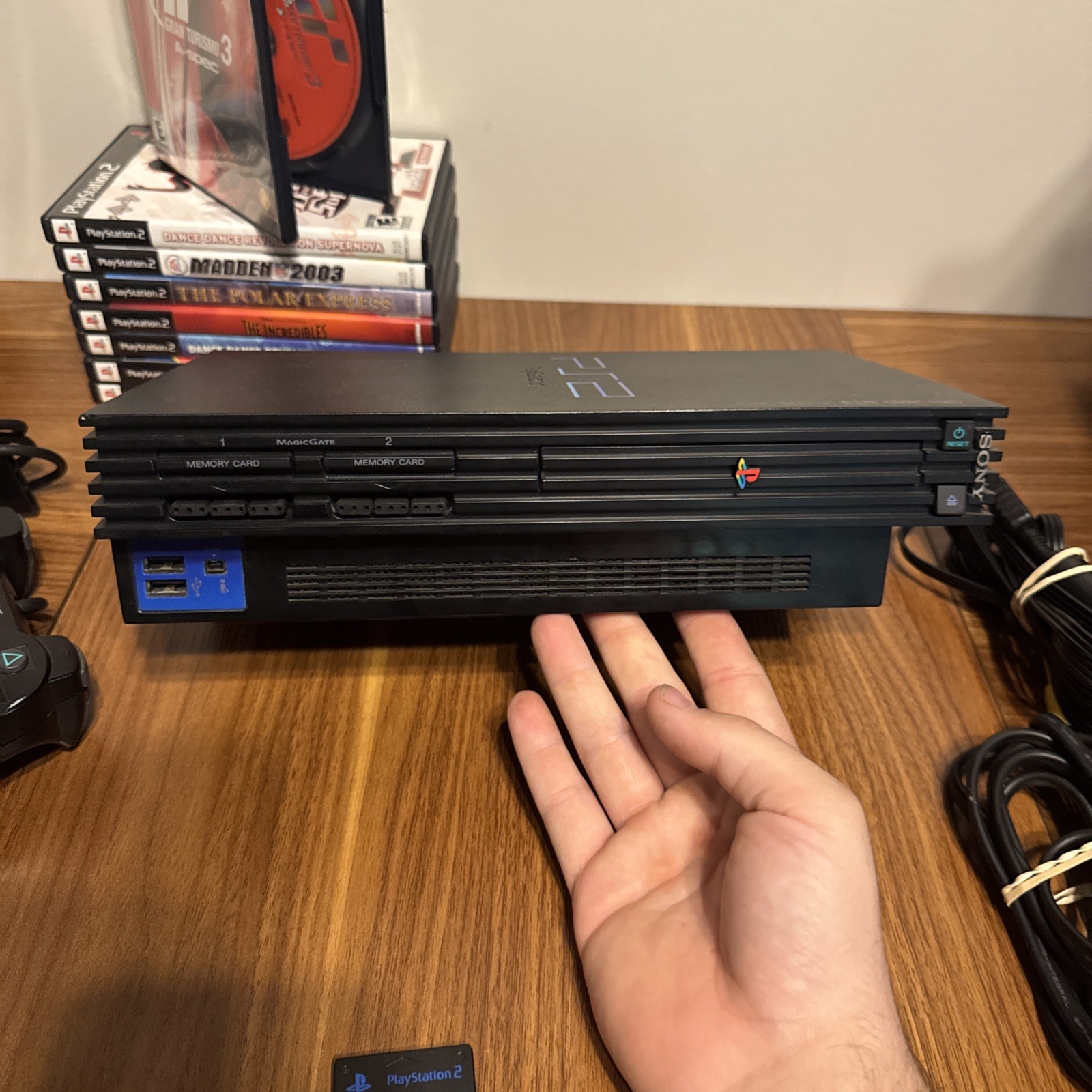 PlayStation 2 Bundle With The Gran Turismo 3 A-spec Racing Pack Box!! Tested