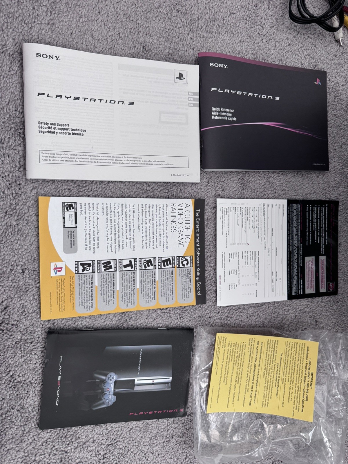 PlayStation 3 Backwards Compatible PS3 CECHA01 60GB Original Box & Packing