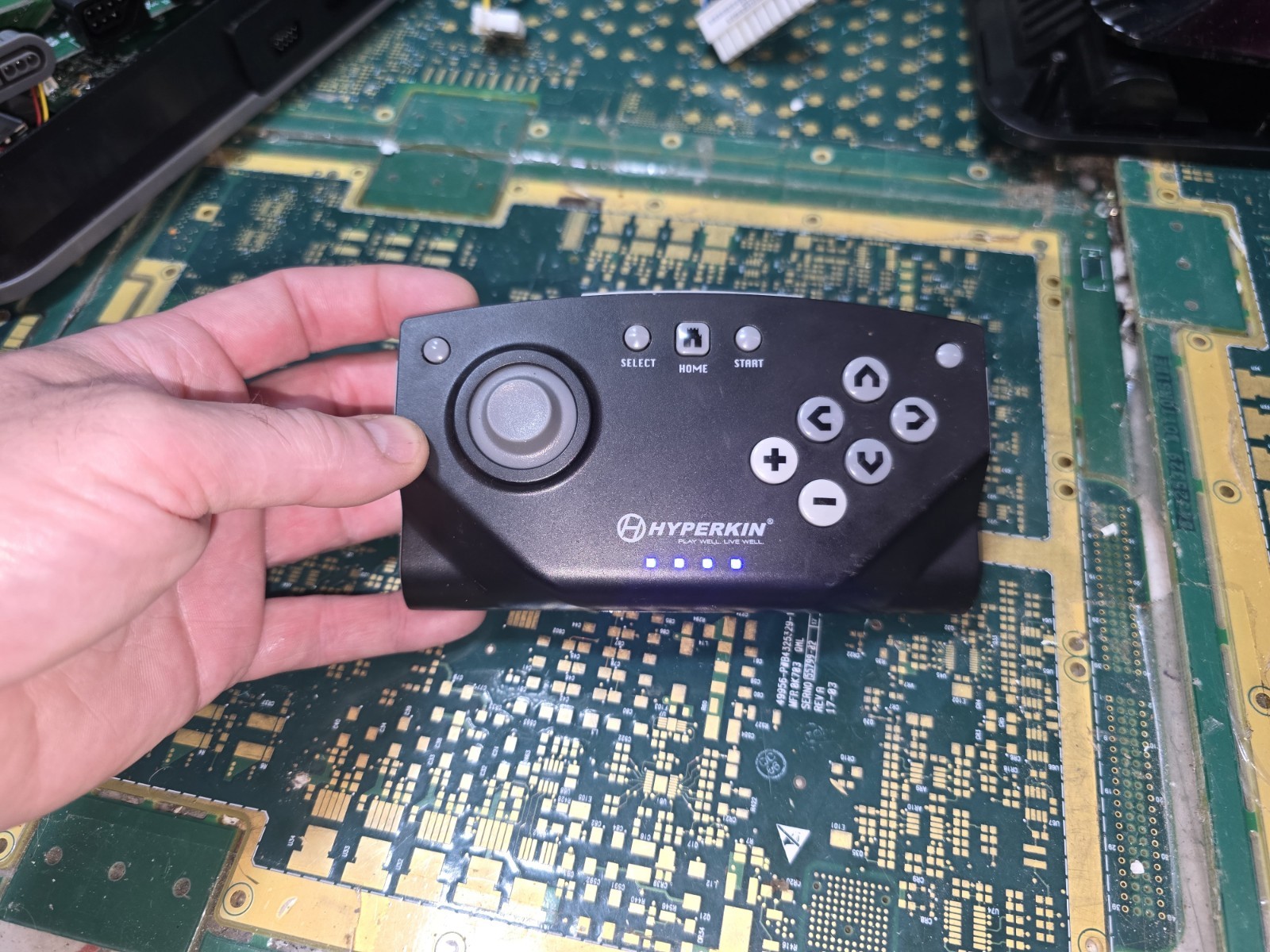 Hyperkin Retron 5 Wireless Controller Exact Black M07021-BK-Good-Tested-READ