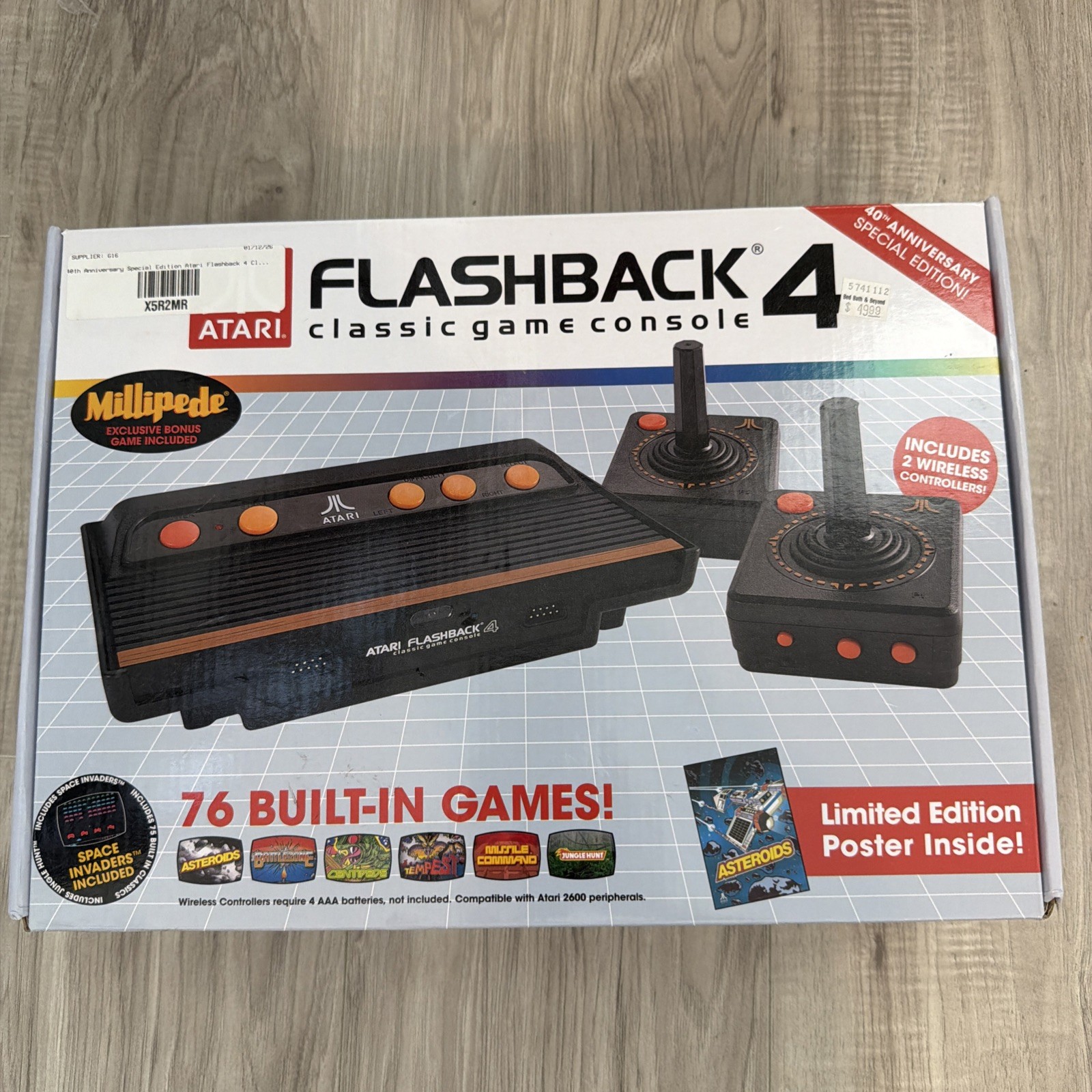 Atari Flashback 4 Home Console – Wireless Controllers, Atari 2600