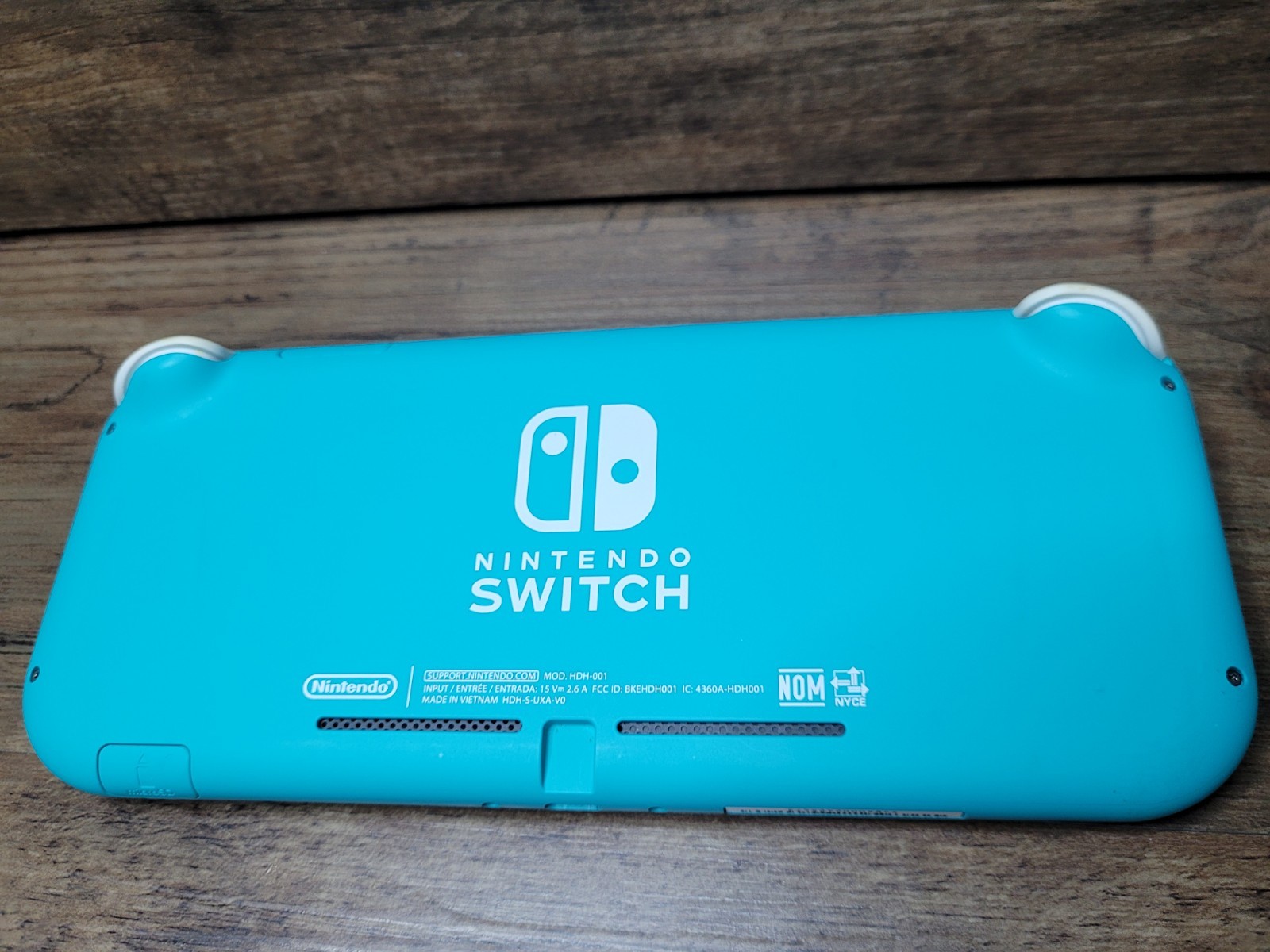 Nintendo Switch Lite Teal Turquoise Blue, OEM Charger, Case, Tested Works