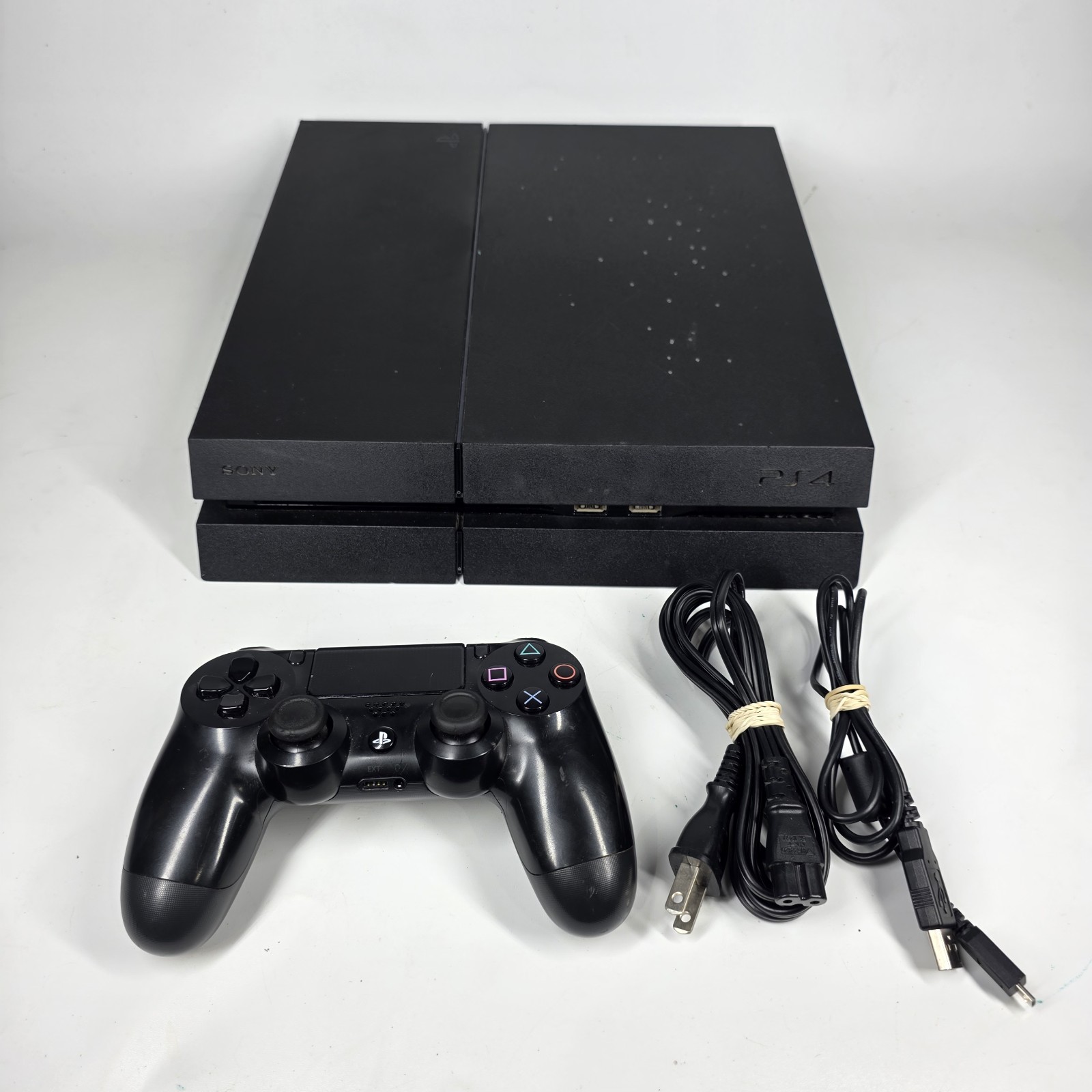 SONY PS4 CONSOLE MODEL CUH-1215A w Controller & Cables – Low Software 12.0 500gb
