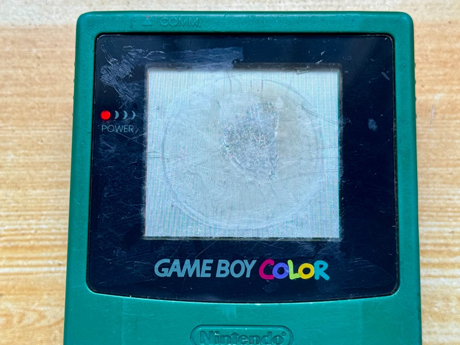 Nintendo Gameboy Color CGB-001 Teal Turquoise Green Handheld System Console GBC