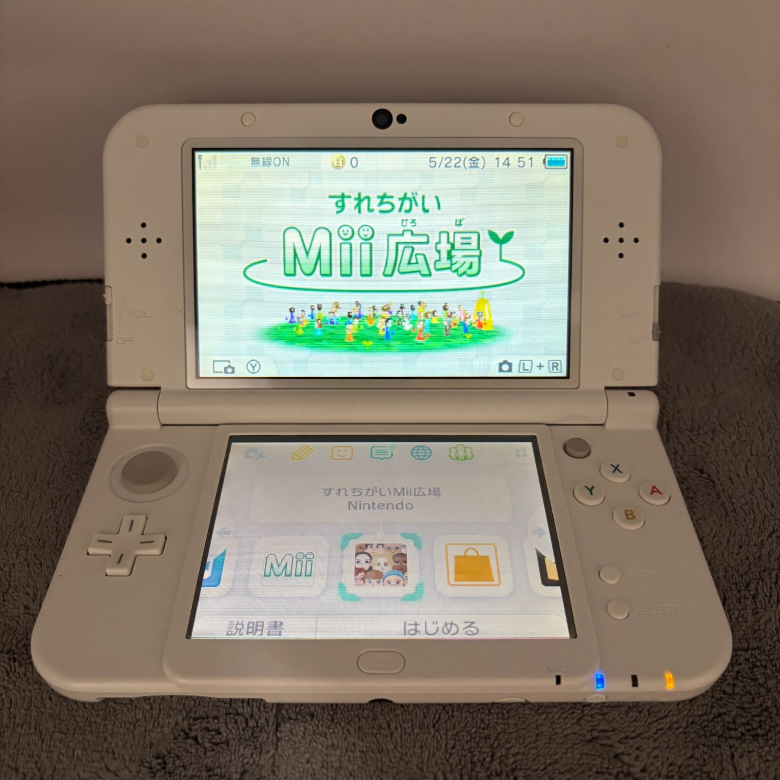【Excellent5】TOP IPS Nintendo New 3DS LL XL Pearl White Handheld Game Console