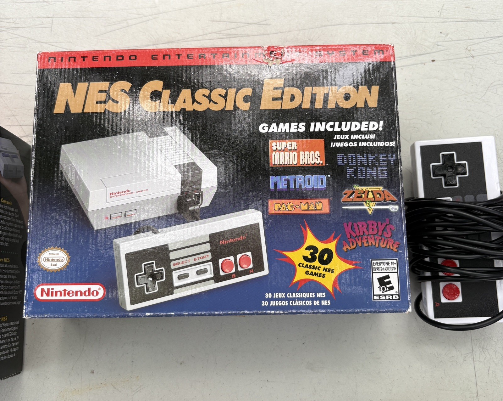 Nintendo Entertainment System NES Classic Edition Console with extra controller