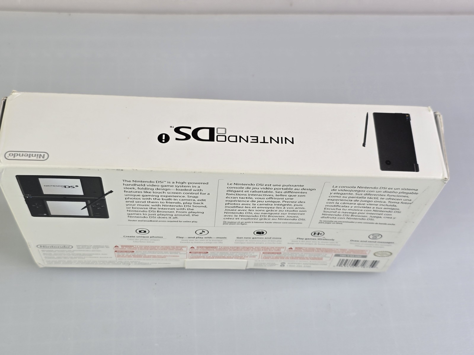 BUNDLE Nintendo DSi CIB Matte Black Charger Stylus Mario Kart + Extras PLAYS PER