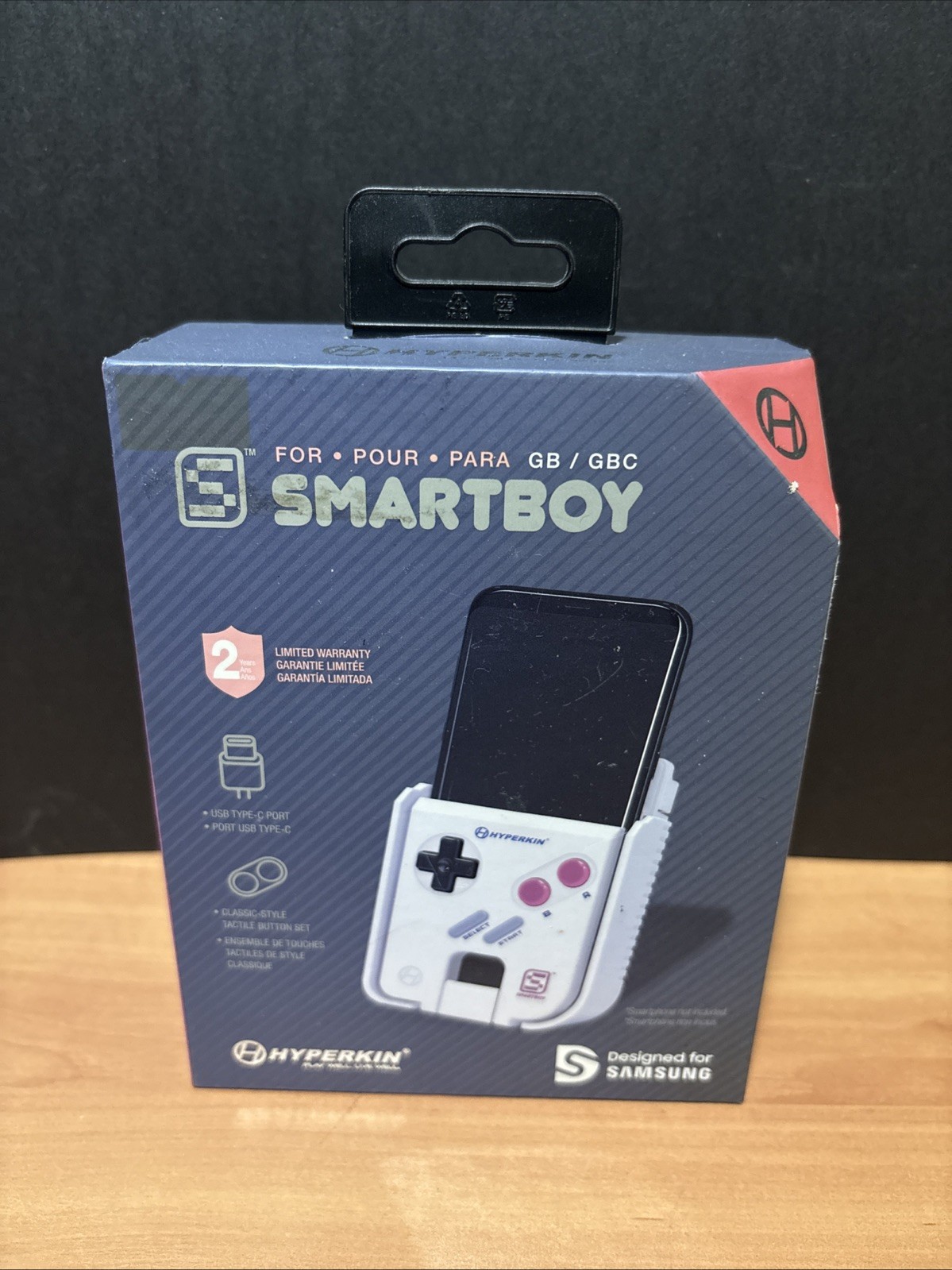 Hyperkin Smartboy GB GBC Game Boy Color for USB Type C Samsung Phone NEW SEALED