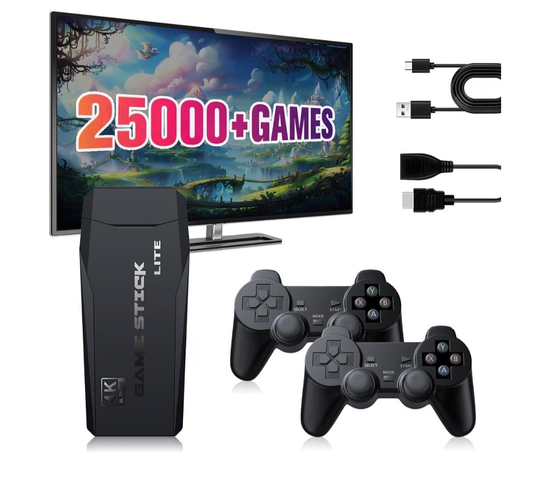 M8 25000 Game Stick/2.4g Wireless Controller Gamepad/Arcade Gaming Snes Nes More