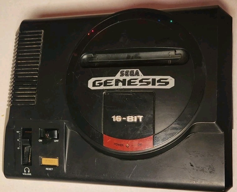 Sega Genesis Original Console Model 1601 OEM Working No Hookups Authentic