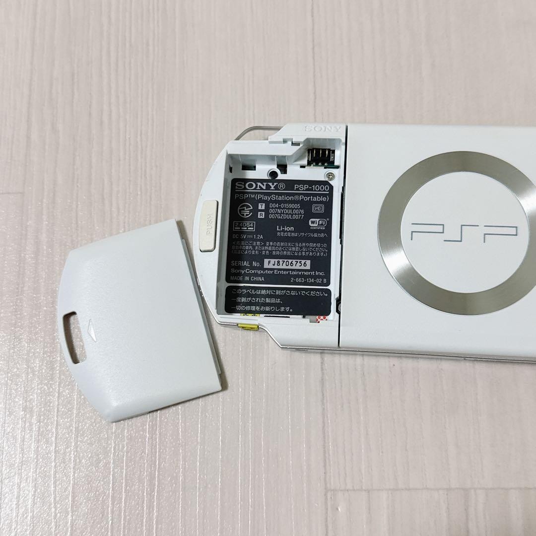 Sony PSP-1000 Ceramic White Console Tested Working Region Free