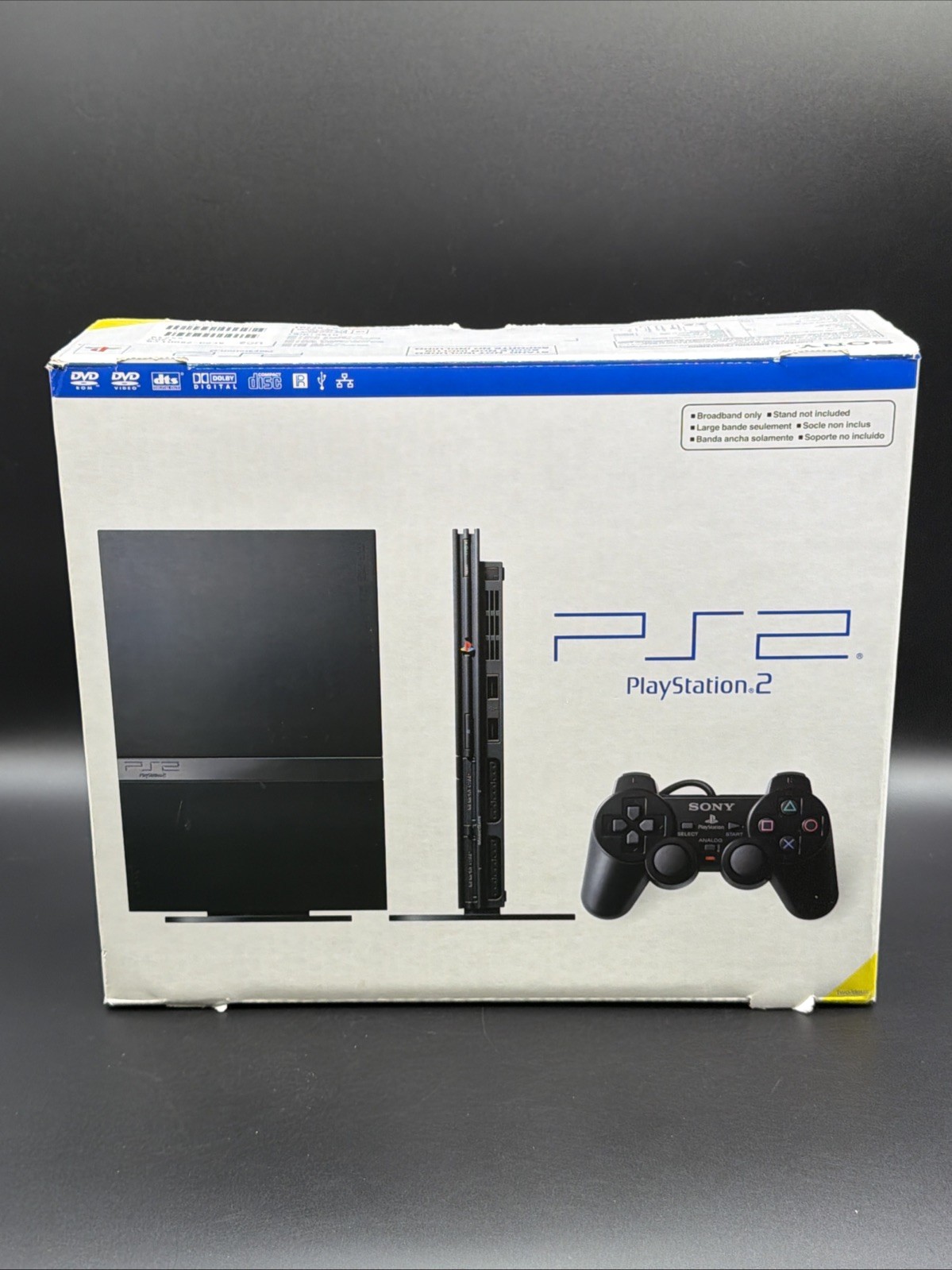 PS2 Slim Console Complete CIB Bundle Tested W/ Games & Memory Card Fast Ship!