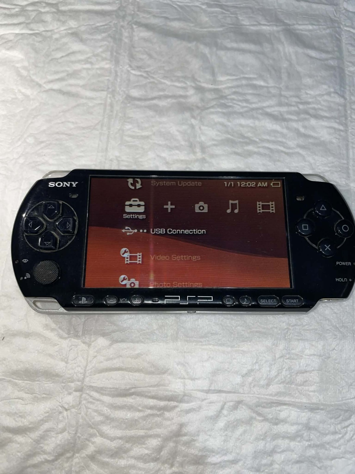 Sony Playstation PSP 3004 Piano Black Handheld System Console – Working ( Read )