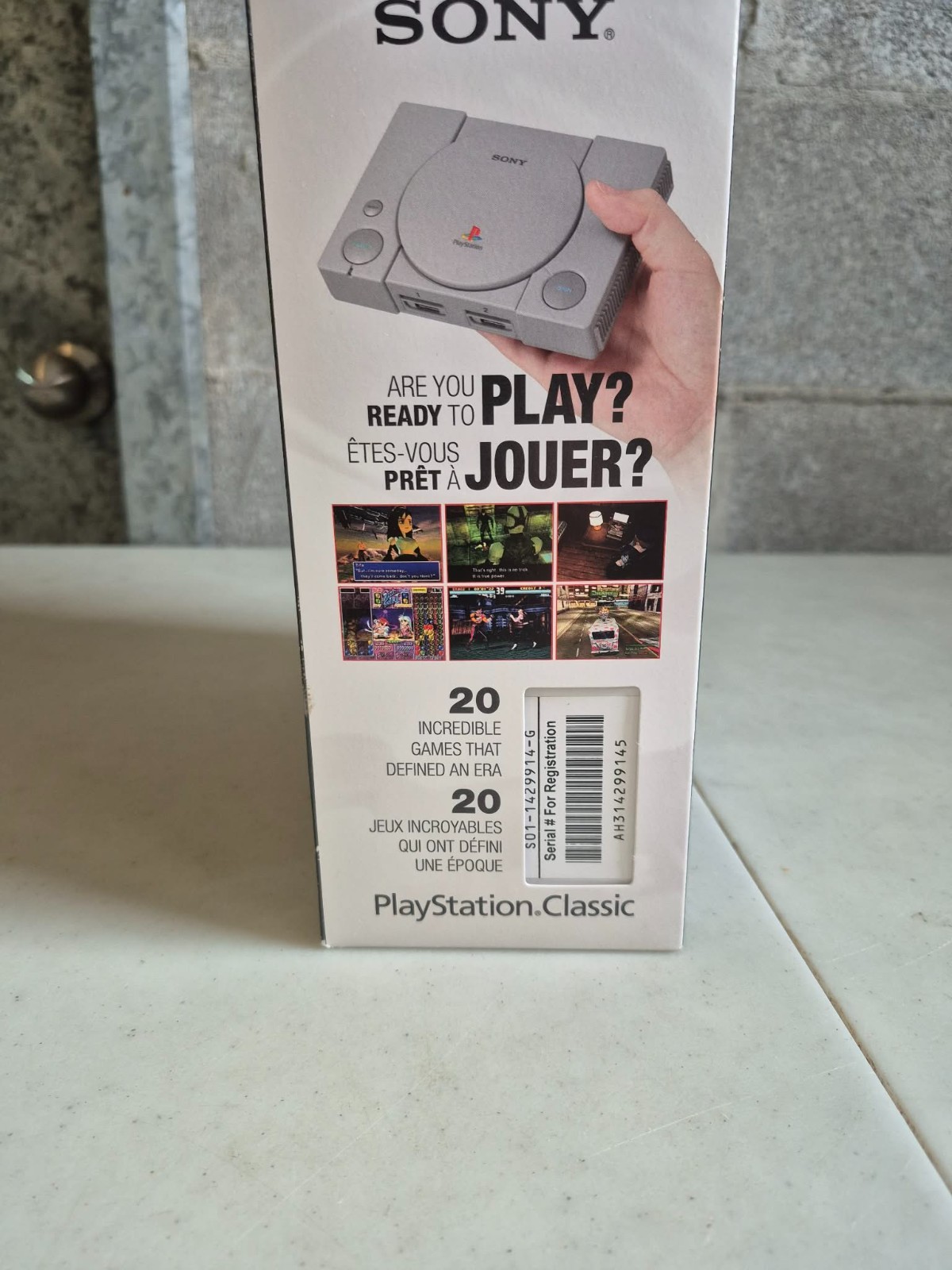 Sony PlayStation PS1 Classic Mini Console, 20 Games Built In SCPH-1000R Working