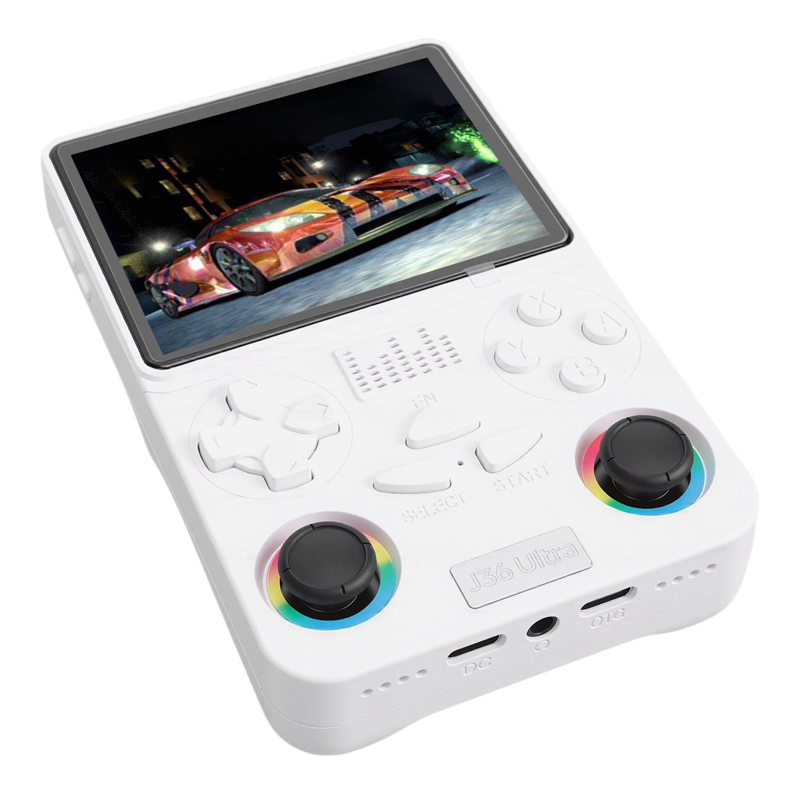 J36 Retro Handheld Video Game Console 64GB 22000 Games 4in 720×720 IPS Screen❀