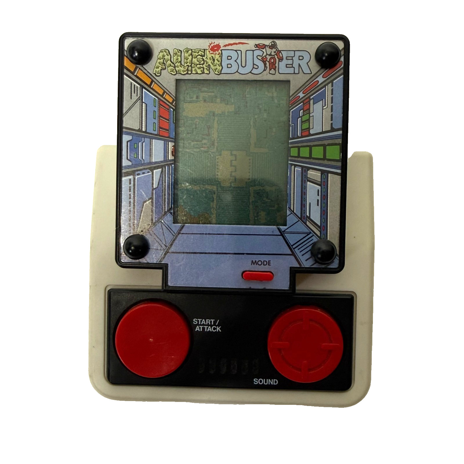 Alien Buster LCD Handheld GAME 1980’s Pocket Shooter Gamepad RARE