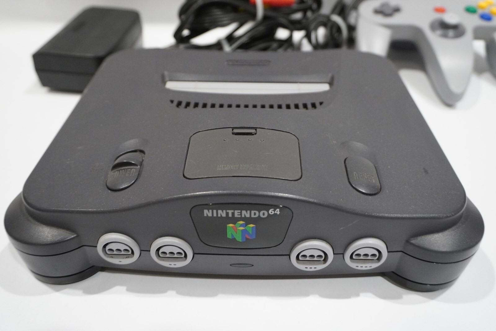 Nintendo 64 N64 Console w/ Controller & All Cables! Fully Tested and Works Great
