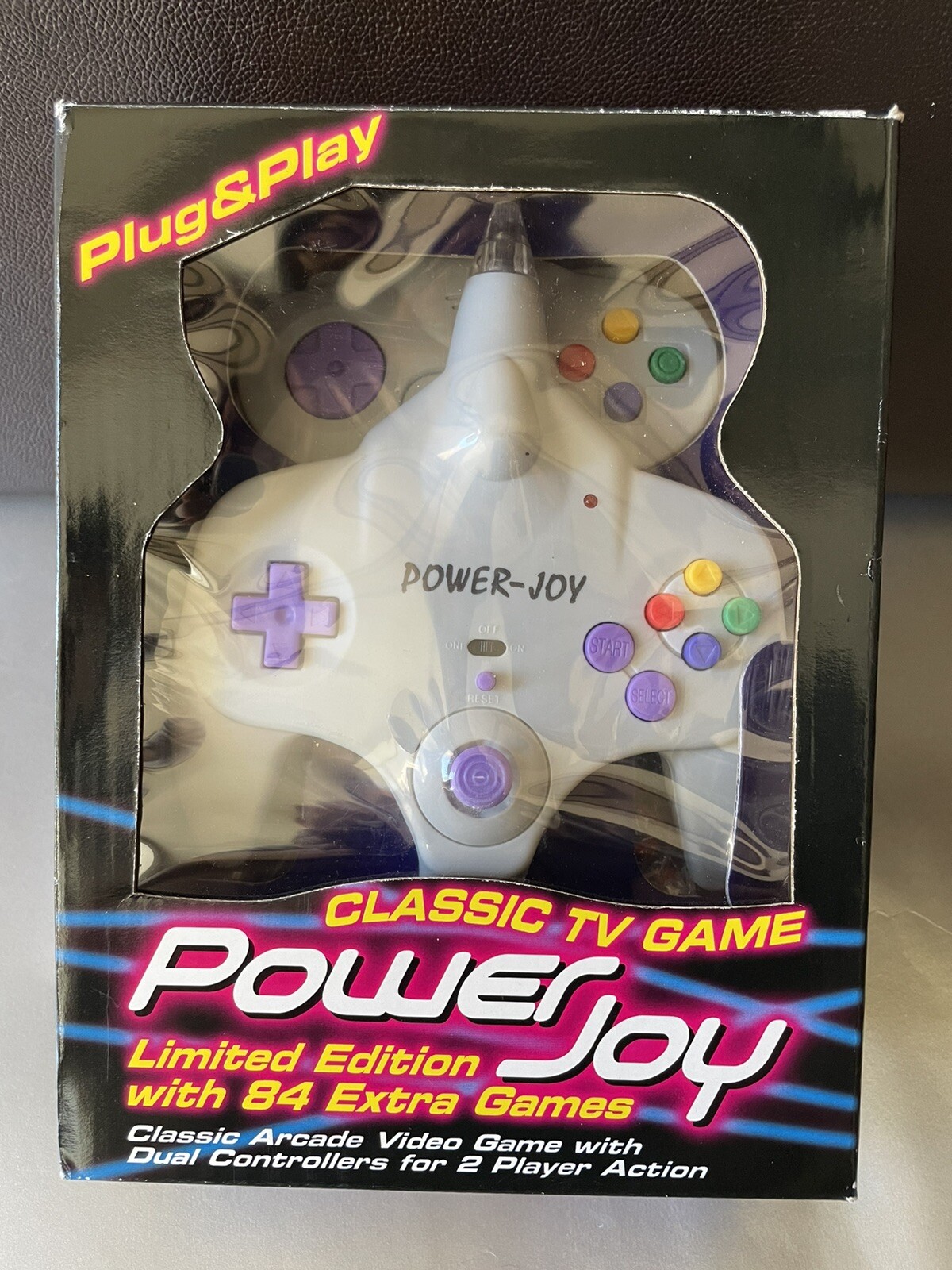 Power Joy Game Plug & Play 2 Controllers / Cartridge -Sealed NEW IN BOX!