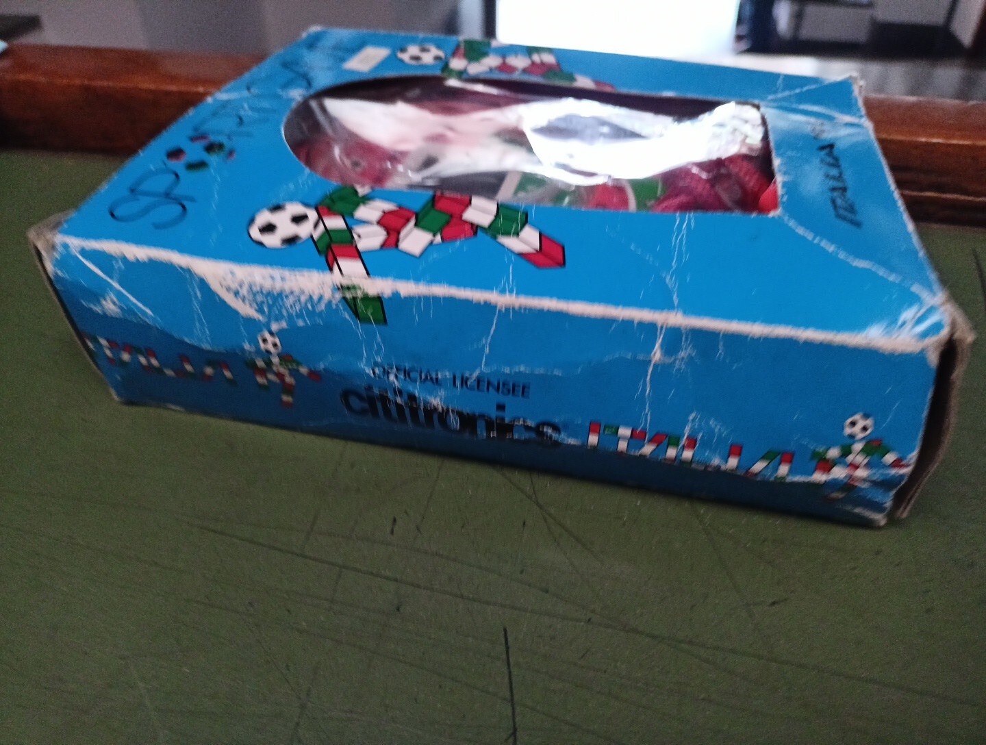 Videogioco Portatile a Cristalli Liquidi ” ITALIA 90 ” Calcio + Box e Istruzioni