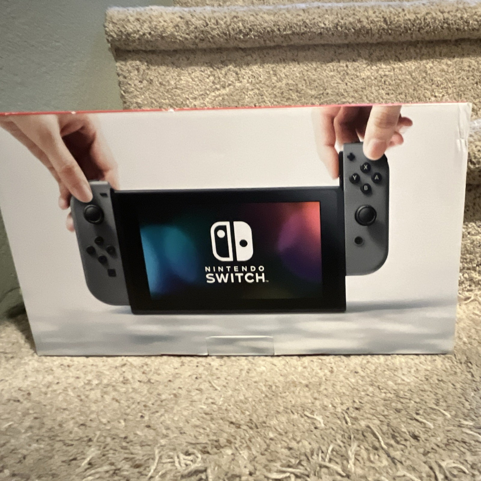 Nintendo Switch Handheld System Gray Wi-Fi HDMI USB-C HACSKAAAAUSZ