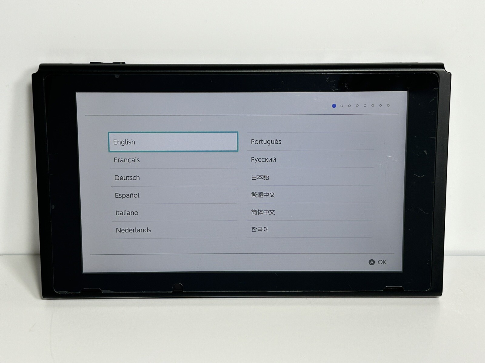 Nintendo Switch HAC-001 System Tablet Only Tested And Reset Poor Condition