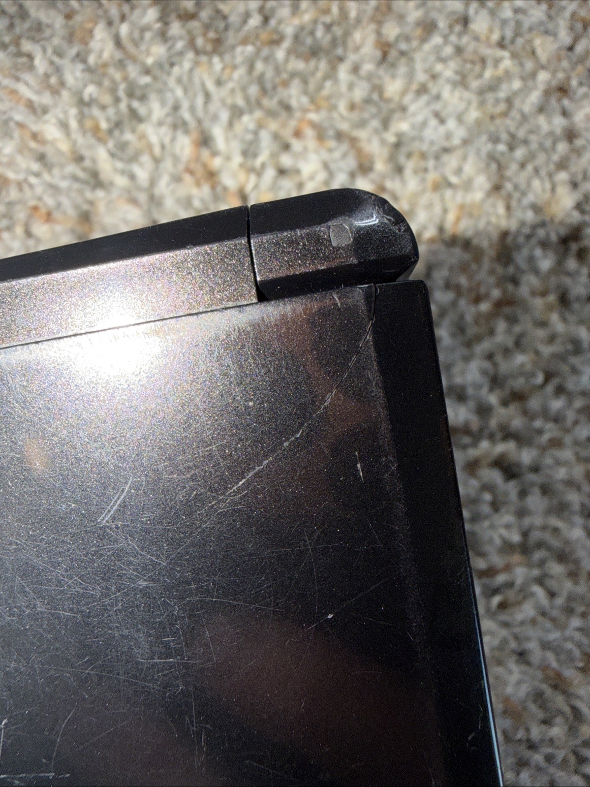 Nintendo 3DS CTR-001 Black Console Handheld For Parts As Is powers on
