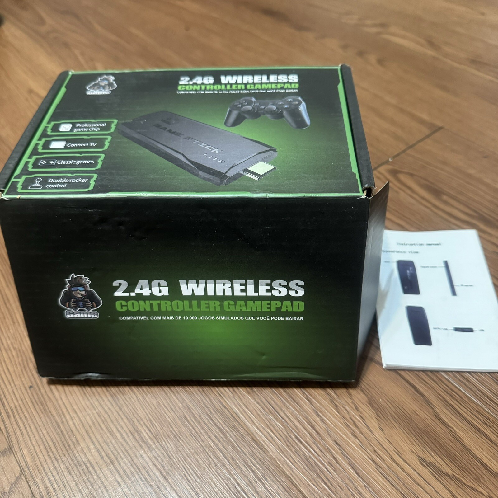 2.4G Wireless Controller Gamepad – 4K Ultra HD Game Stick 64G Open Box