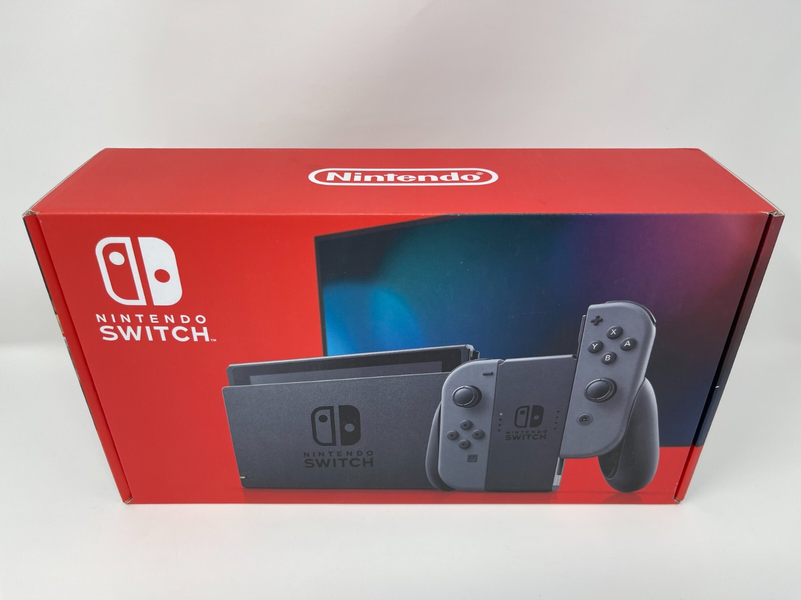 Nintendo Switch Home Game System Console HAC-001(-0) with Gray Joy‑Con HADSKAAAA
